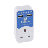 UK USB Qualified Electric Plug Voltage Surge Protector  Safety Home Socket Power charger USB